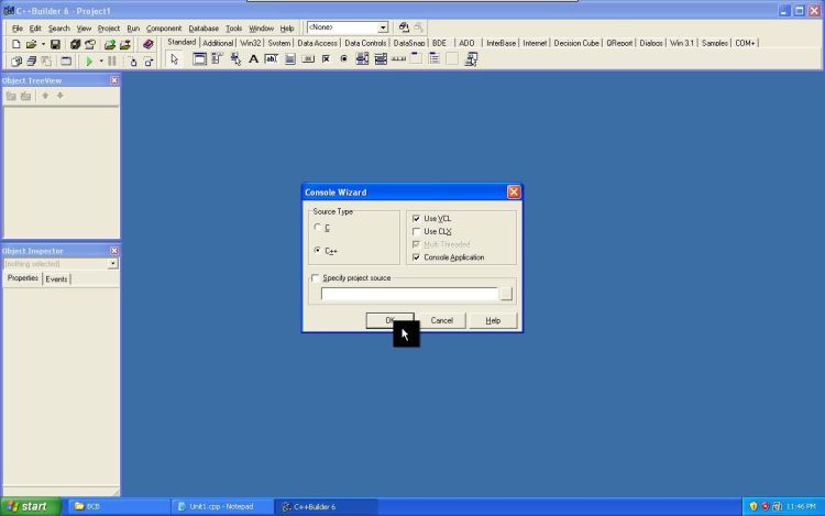 UniKey C++ Builder console wizard