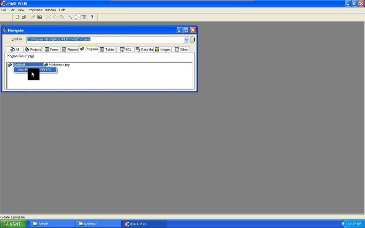 Win dBase Navigator