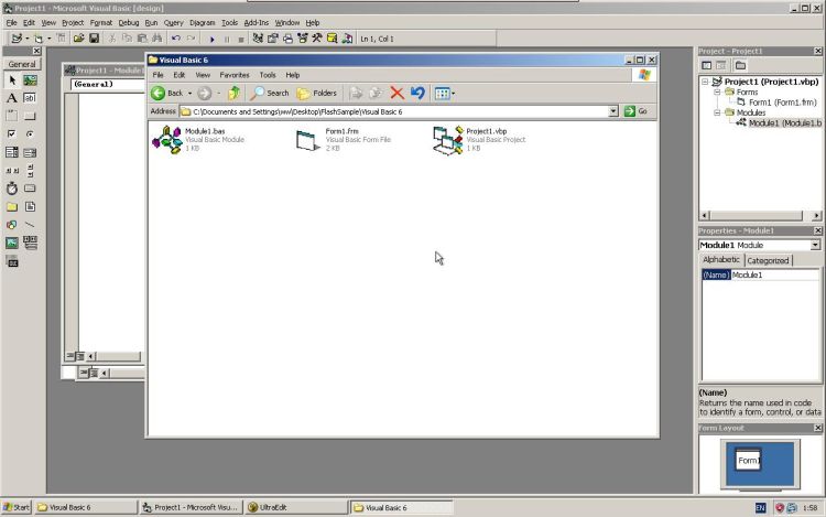 Visual Basic saved module name