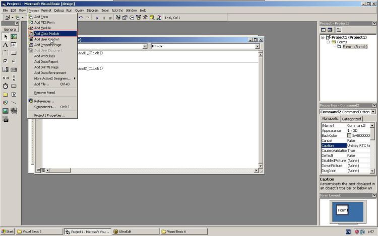 Visual Basic add new module