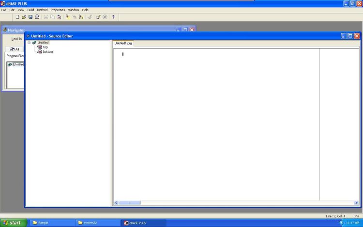 Win dBase Source Editor