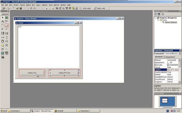 Visual Basic two buttons added